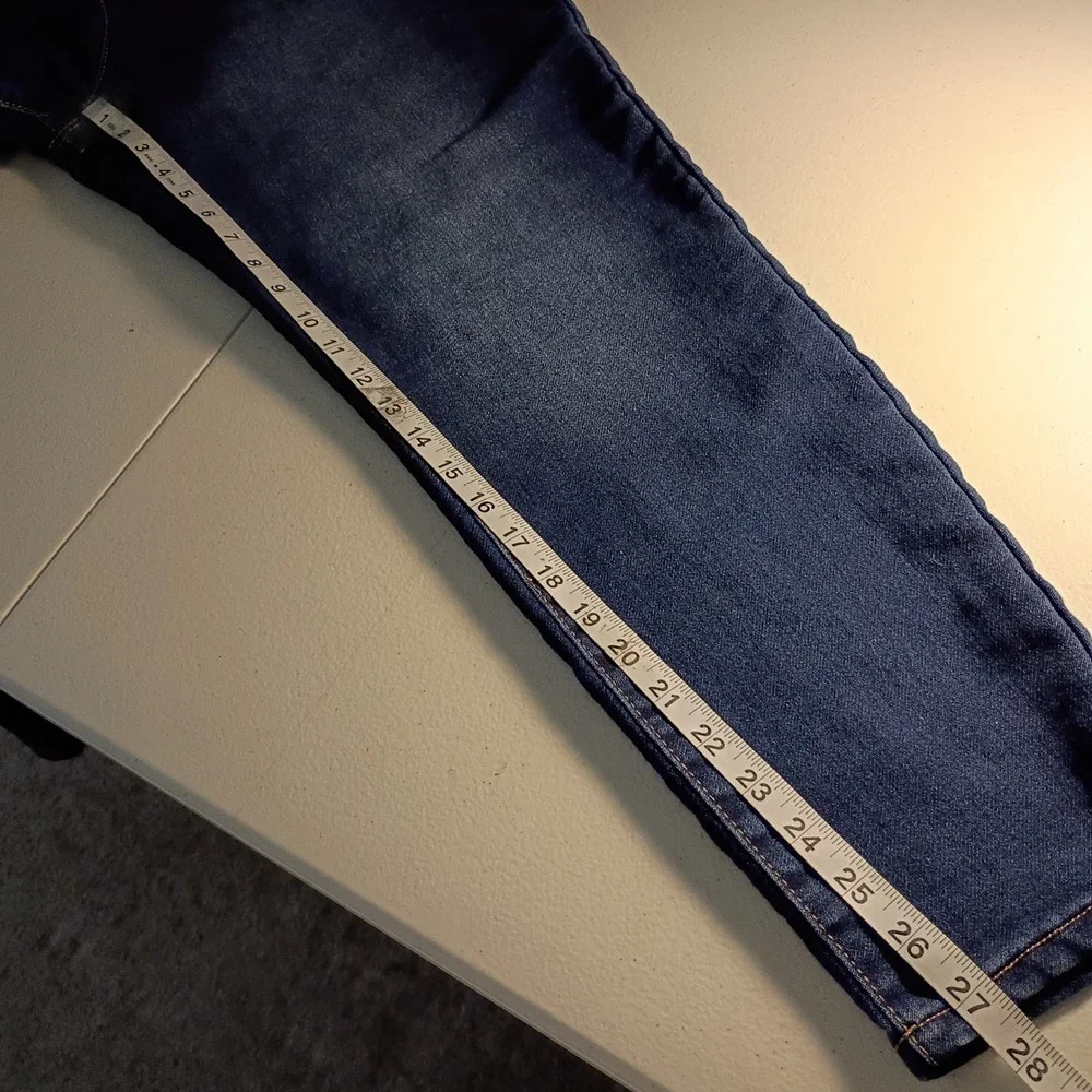 No Boundaries Womens XXXL 21 Dark Wash Pull On High Rise Skinny Jeggings Denim